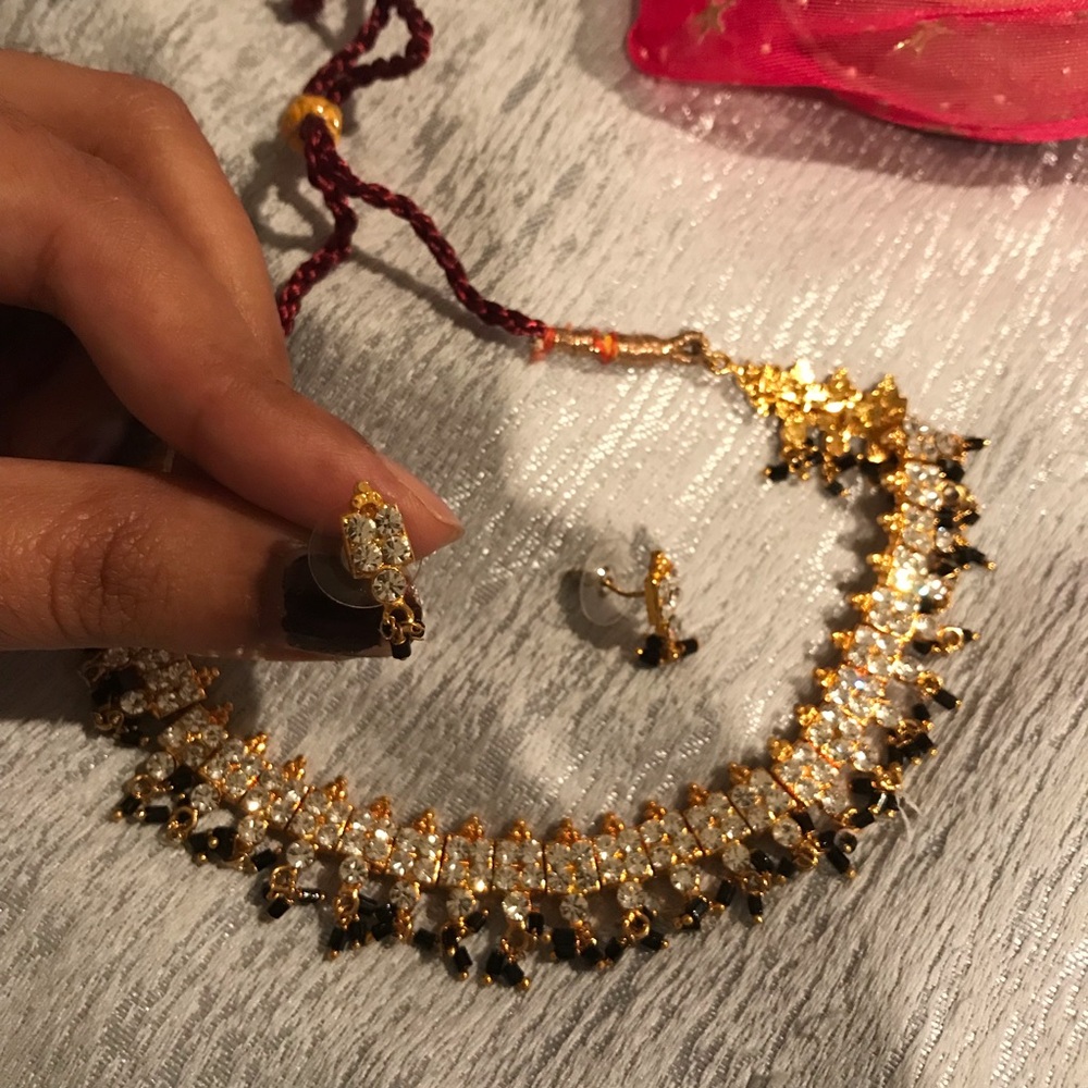 New Necklace set Jewelry Indian Bollywood Pakistan - Picture 2 of 2